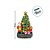 Cenário De Natal - Papai Noel e Árvore De Natal Com LED Cor Quente - 15,5cm - 1 unidade - Cromus - Rizzo - Imagem 3