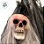 Enfeite Decorativo de Halloween Com Luz e Som - Caveira Darth - 1 unidade - Cromus - Rizzo - Imagem 4