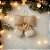 Enfeite Para Pendurar De Natal - Laço Creme - 20cm - 1 unidade - Rizzo - Imagem 1