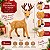 Enfeite Decorativo De Natal - Rena Em Pé - 27cm - 1 unidade - Rizzo - Imagem 2