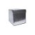 Caixa Cubo Para Panetone e Presente - XG 15x15x15cm - Prata Texturizada - 10 unidades - Assk  - Rizzo - Imagem 1