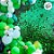 Painel Metalizado Shimmer Wall Verde Bandeira - 30x30cm  - 1 unidade - Rizzo - Imagem 4