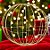 Bola De Natal Com 400 Leds Bivolt - Dourado Claro - 60x60cm - 1 unidades - Cromus - Rizzo - Imagem 1