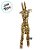 Rena Decorativa De Metal Com Led - Champagne - 66,5x47x13,5cm - 1 unidades - Cromus - Rizzo - Imagem 3