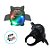 Anel decorativo Morcego Piscante - Halloween - 1 unidade - Rizzo - Imagem 2