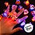 Anel decorativo Morcego Piscante - Halloween - 1 unidade - Rizzo - Imagem 3