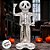 Balão de Festa Microfoil 60.6" 154cm - Esqueleto Halloween - 1 unidade - Rizzo - Imagem 3