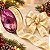 Fita de Cetim 10m x 22mm - Cor 1080 - Feliz Natal Ouro - Rolo 10 metros - 1 unidade - Progresso - Rizzo - Imagem 1