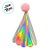 Enfeite Decorativo Mini Chapéu de Festa - Cromado - 3x4,5cm - 10 unidades - Rizzo - Imagem 2