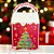 Mini Caixa de Natal - Casa Papai Noel - 10x14,5x10cm - 10 unidades - Artlille - Rizzo - Imagem 1