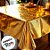 Toalha de Mesa de Plástico Laminado - Ouro - 1,37x1,83m - 1 unidades - Artlille - Rizzo - Imagem 4