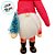 Enfeite Decorativo de Natal em Madeira - Gnomos de Natal - 4,5x12x5cm - 4 unidades - Artlille - Rizzo - Imagem 3