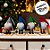Enfeite Decorativo de Natal em Madeira - Gnomos de Natal - 4,5x12x5cm - 4 unidades - Artlille - Rizzo - Imagem 5