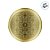 Prato Laminado Numero 7 Ouro - 34,5cm  - 1 unidade - Regina - Rizzo - Imagem 3