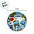 Prato de Papel Redondo - Os Smurfs - 18x18cm - 8 unidades - Regina - Rizzo - Imagem 2