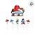 Kit topo de Bolo - Os Smurfs - 6 itens - 6 unidades - Regina - Rizzo - Imagem 3