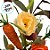 Galho Decorativo de Páscoa - Cenouras e Flores Branca/Laranja - 65cm - 1 unidade - Cromus - Rizzo - Imagem 3