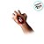 Kit Maquiagem Corporal para Halloween - Osso Falso - 1 unidade - Cromus - Rizzo - Imagem 2