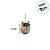 Bola de Natal - Rattan com Laço Xadrez - Marrom - 15cm - 1 unidade - Cromus - Rizzo - Imagem 2