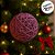 Enfeite Bola de Rattan - Rosa - 10x10cm - 1 unidade - Cromus - Rizzo - Imagem 3