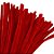 Haste de Chenille 30cm - Vermelho - 100 unidades - Art Montagem - Rizzo - Imagem 1