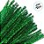 Haste de Chenille 30cm - Verde Metalizado - 100 unidades - Art Montagem - Rizzo - Imagem 2