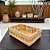 Caixote de Madeira Jardineira G - 38,5x25x11cm - 1 unidade - Rizzo - Imagem 1