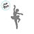Furador de EVA/Papel Extra Gigante 2" - Bailarina - 1 unidade - Art Montagem - Rizzo - Imagem 4