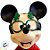 Enfeite de Natal - Mickey Mouse Sentada- 12x12cm - 1 unidade - Disney Original - Rizzo - Imagem 2