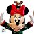 Enfeite de Natal - Minnie Mouse Sentada - 12x12cm - 1 unidade - Disney Original - Rizzo - Imagem 2