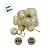Cordão de LED Bola Barbante Branco Quente com Fio Dourado 20 Leds 110V - 4,5m - 1 unidade - Rizzo - Imagem 4