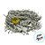 Cortina de LED Branco Quente com Fio Branco 900 Leds - 4x3m - 1 unidade - Rizzo - Imagem 3