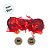 Cordão de LED Pisca Pisca Vermelho com Fio Transparente 100 Leds de 8 Funções - 5m - 1 unidade - Rizzo - Imagem 4