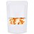Saco de Papel Branco com Visor Stand Up Pouch Zip 20x30x5cm - Hermético e Impermeável Dentro e Fora - 50 un - Rizzo - Imagem 1