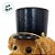 Soldado de Chumbo Urso de Madeira com Bateria - 36cm - Vermelho e Preto - 1 unidade - Rizzo - Imagem 4