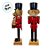 Soldado de Chumbo Urso de Madeira com Bateria - 36cm - Vermelho e Preto - 1 unidade - Rizzo - Imagem 7