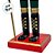 Soldado de Chumbo de Madeira com Lança - 30cm - Vermelho e Verde - 1 unidade - Rizzo - Imagem 5