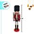 Soldado de Chumbo de Madeira com Espada - 30cm - Vermelho  - 1 unidade - Rizzo - Imagem 2