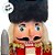 Soldado de Chumbo de Madeira com Espada - 30cm - Vermelho  - 1 unidade - Rizzo - Imagem 3