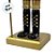 Soldado de Chumbo de Madeira com Lança - 30cm - Preto e Dourado - 1 unidade - Rizzo - Imagem 6