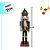 Soldado de Chumbo de Madeira com Espada - 30cm - Vermelho e Verde - 1 unidade - Rizzo - Imagem 2
