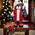 Enfeite de Natal - Urso com Árvore de Natal e Guirlanda com Luz - 42x32x65,5cm - 1 unidade - Rizzo - Imagem 1