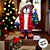 Enfeite de Natal - Urso com Árvore de Natal e Guirlanda com Luz - 42x32x65,5cm - 1 unidade - Rizzo - Imagem 10