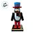 Enfeite Decorativo de Natal em Madeira - Pinguim - 15cm - 1 unidade - Rizzo - Imagem 2