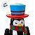 Enfeite Decorativo de Natal em Madeira - Pinguim - 15cm - 1 unidade - Rizzo - Imagem 5