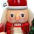 Enfeite Decorativo de Natal em Madeira - Papai Noel - 15cm - 1 unidade - Rizzo - Imagem 4