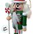 Kit Boneco Soldado Quebra Nozes de Madeira - Vermelho e Verde - 12cm  - 4 unidades - Rizzo - Imagem 5