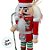 Kit Boneco Soldado Quebra Nozes de Madeira - Vermelho e Verde - 12cm  - 4 unidades - Rizzo - Imagem 8