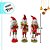 Kit Boneco Duendes de Madeira - Vermelho e Verde - 12cm - 3 unidades - Rizzo - Imagem 2