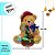 Cenário De Natal - Urso com Som e Luz - 26x26x34,5cm - 1 unidade - Rizzo - Imagem 2